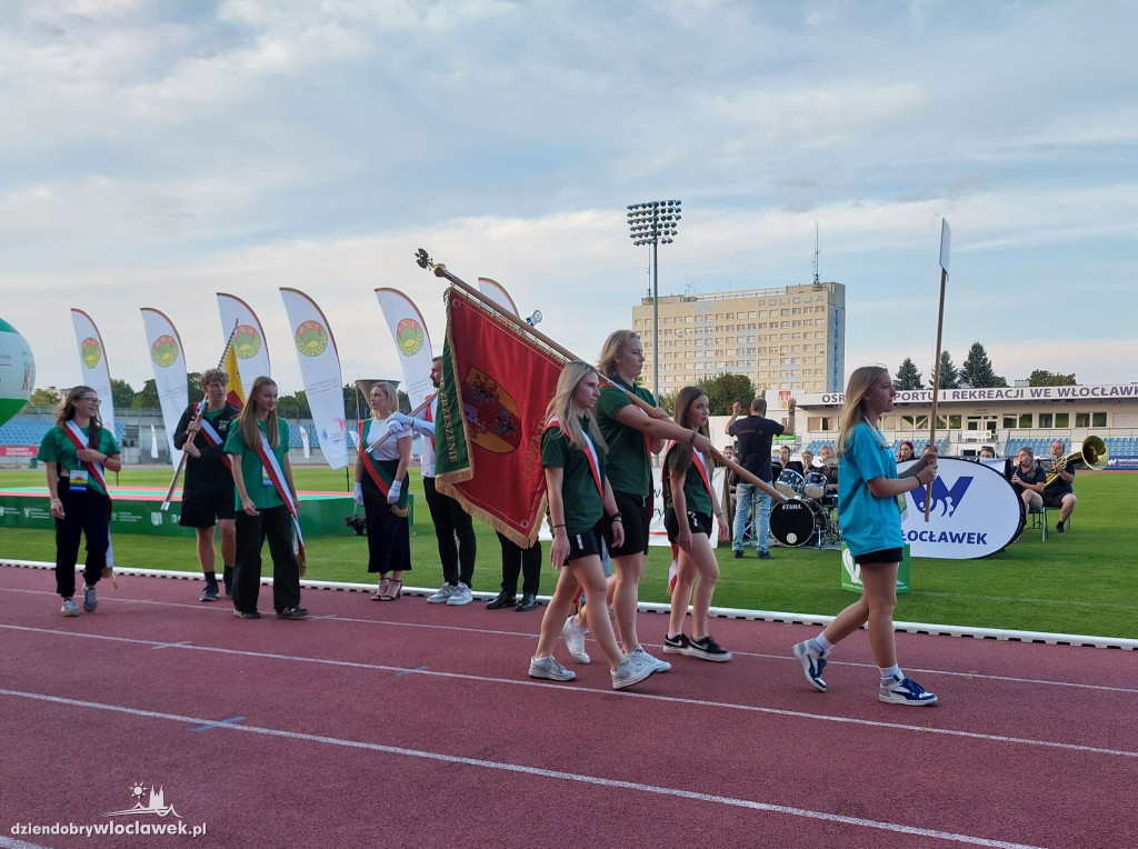 Ceremonia otwarcia Igrzysk i Mistrzostw KZ LZS U16 we Włocławku