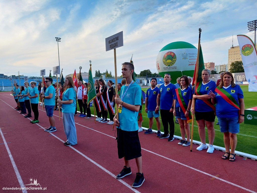 Ceremonia otwarcia Igrzysk i Mistrzostw KZ LZS U16 we Włocławku