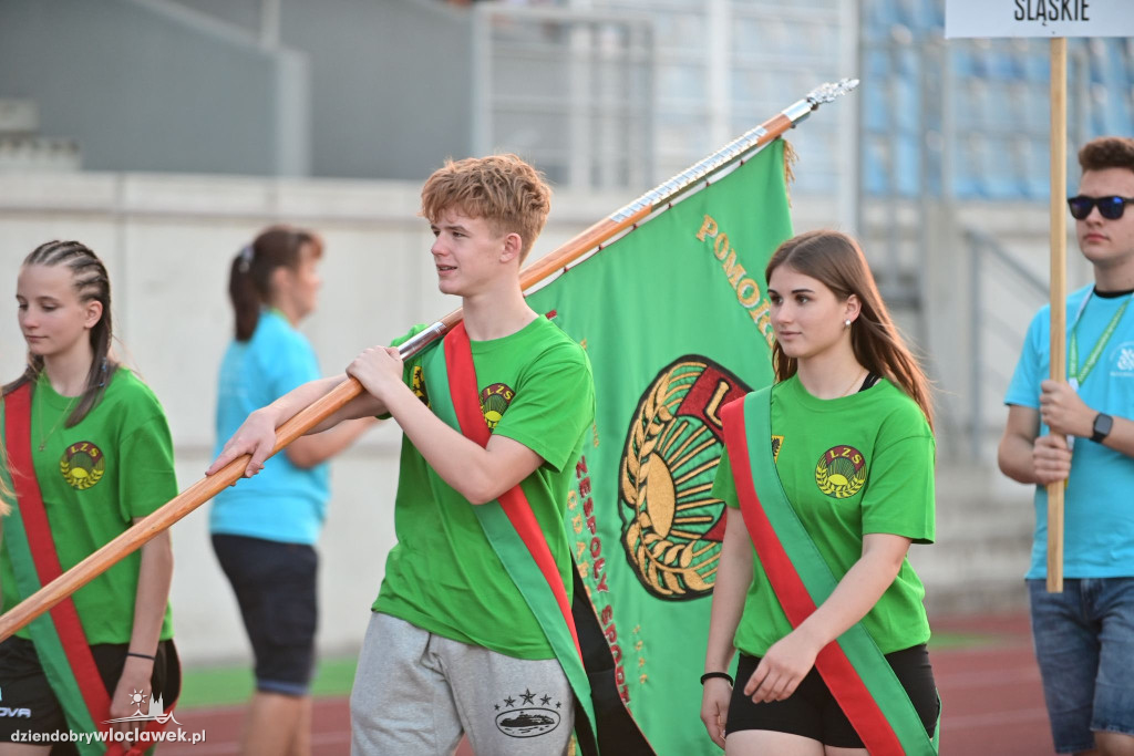Ceremonia otwarcia Igrzysk i Mistrzostw KZ LZS U16 we Włocławku