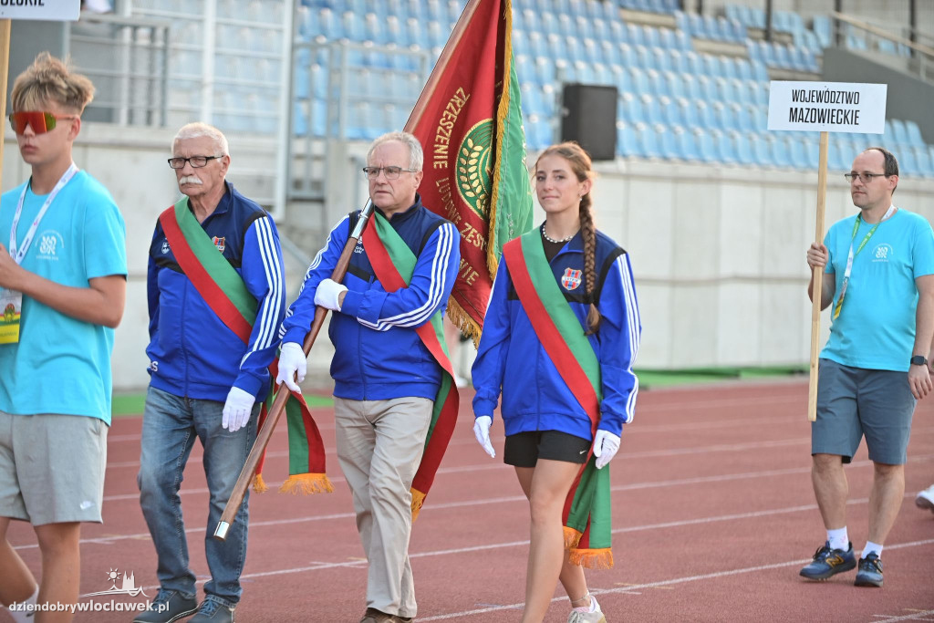 Ceremonia otwarcia Igrzysk i Mistrzostw KZ LZS U16 we Włocławku