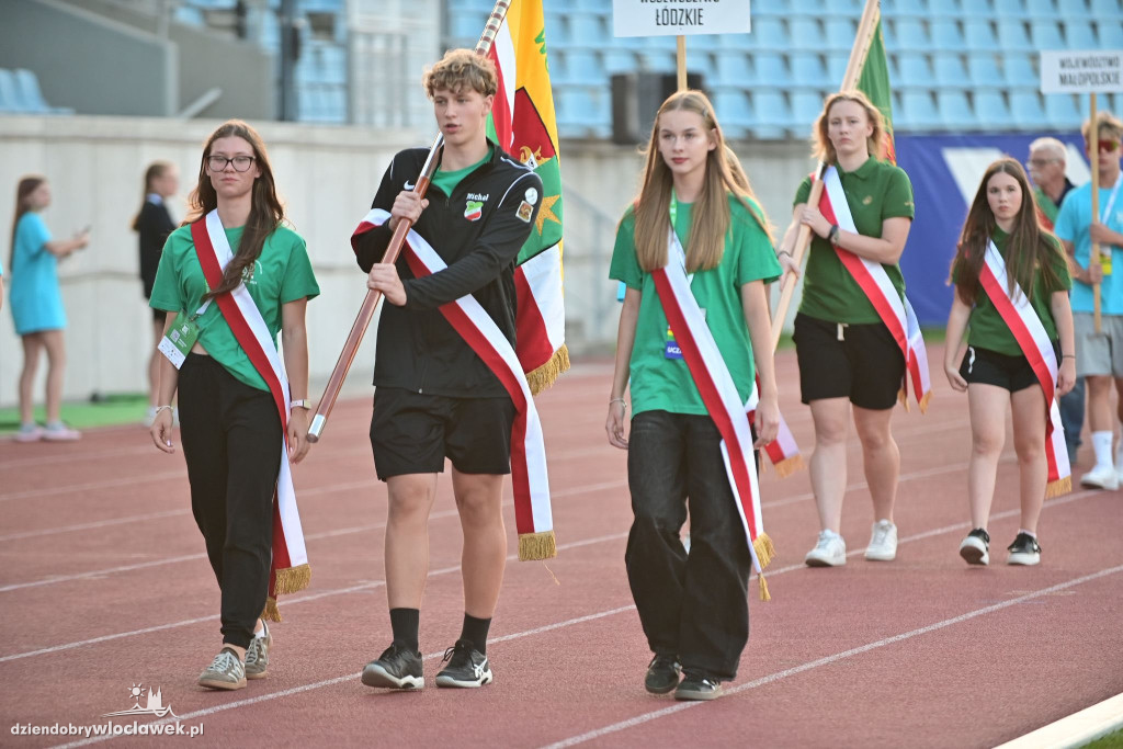 Ceremonia otwarcia Igrzysk i Mistrzostw KZ LZS U16 we Włocławku