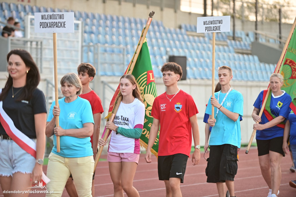 Ceremonia otwarcia Igrzysk i Mistrzostw KZ LZS U16 we Włocławku