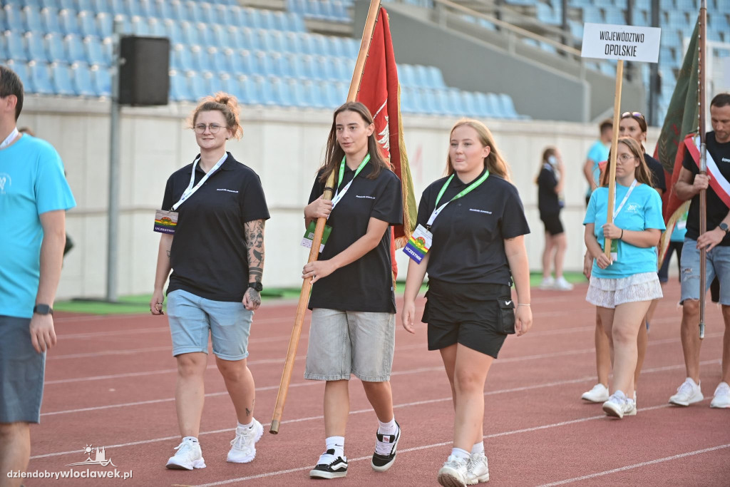 Ceremonia otwarcia Igrzysk i Mistrzostw KZ LZS U16 we Włocławku