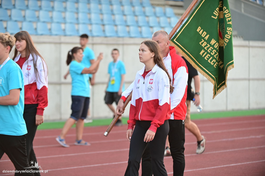 Ceremonia otwarcia Igrzysk i Mistrzostw KZ LZS U16 we Włocławku