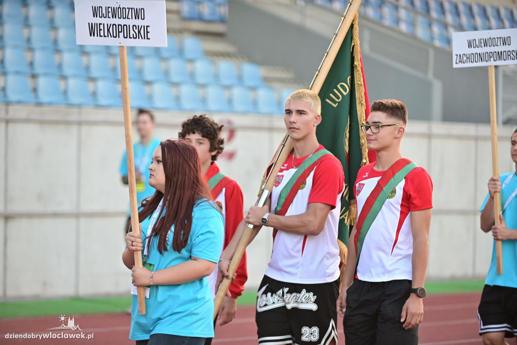 Ceremonia otwarcia Igrzysk i Mistrzostw KZ LZS U16 we Włocławku