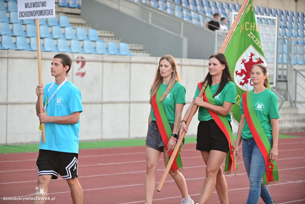 Ceremonia otwarcia Igrzysk i Mistrzostw KZ LZS U16 we Włocławku