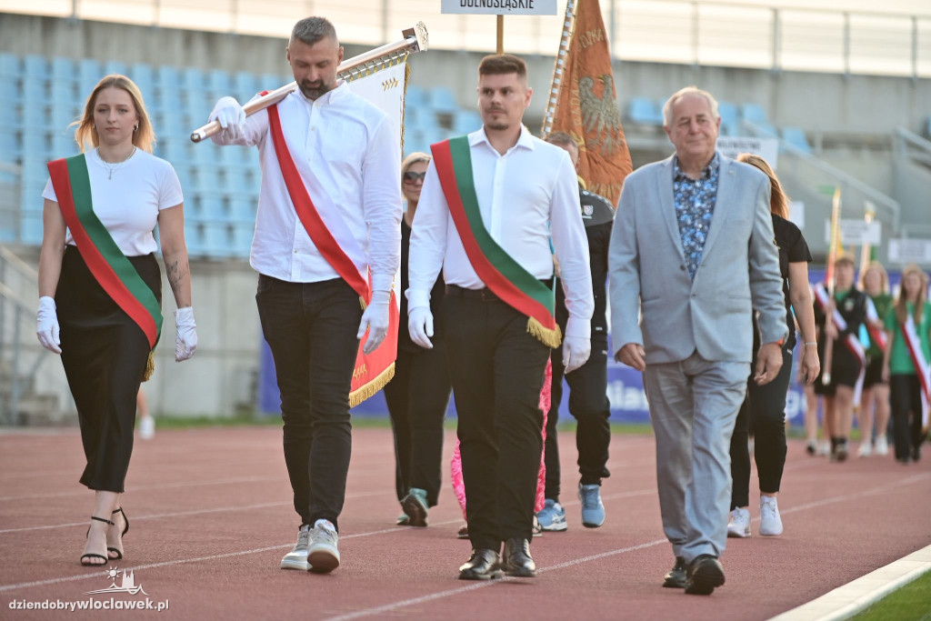Ceremonia otwarcia Igrzysk i Mistrzostw KZ LZS U16 we Włocławku