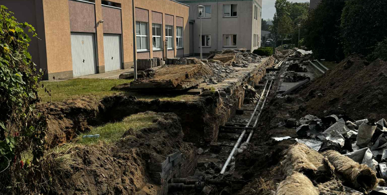 Inwestycja MPEC przy Płockiej