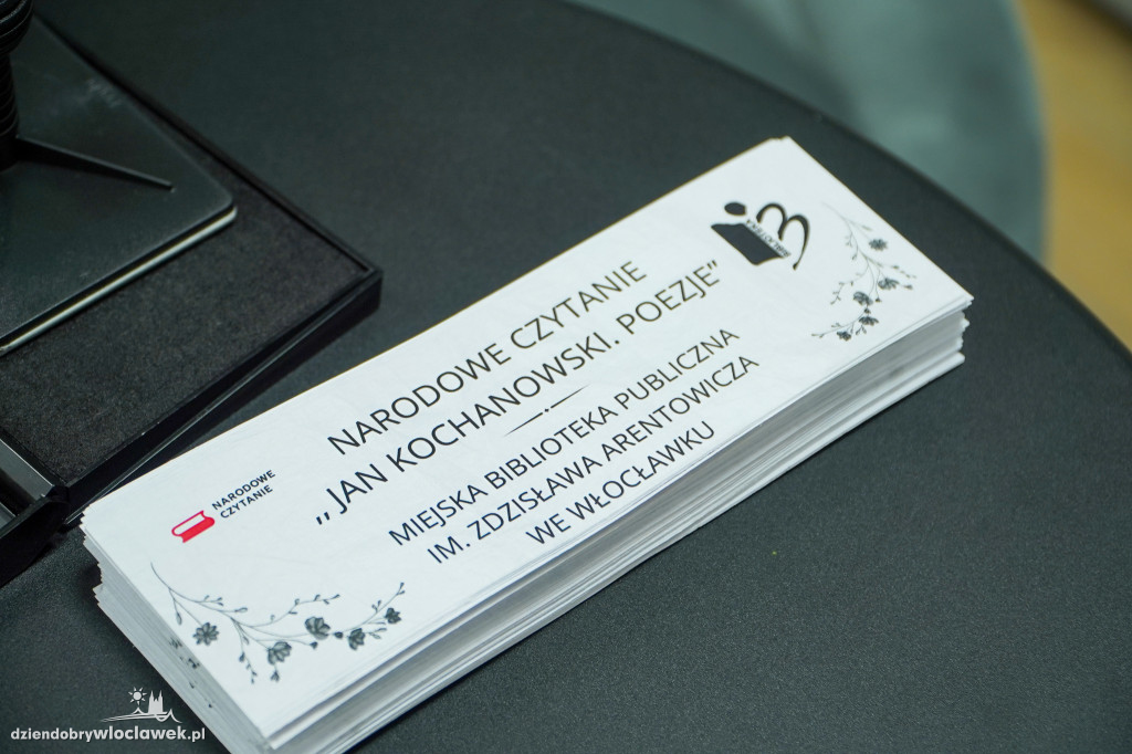 Narodowe Czytanie. Jan Kochanowski. Poezje.