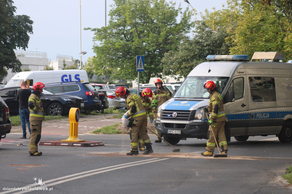Zderzenie pod KMP we Włocławku