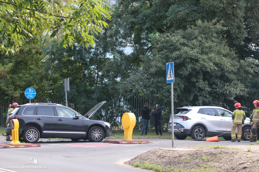 Zderzenie pod KMP we Włocławku