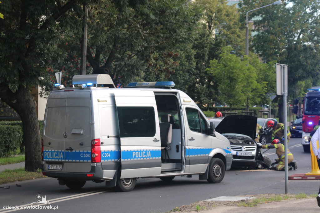 Zderzenie pod KMP we Włocławku