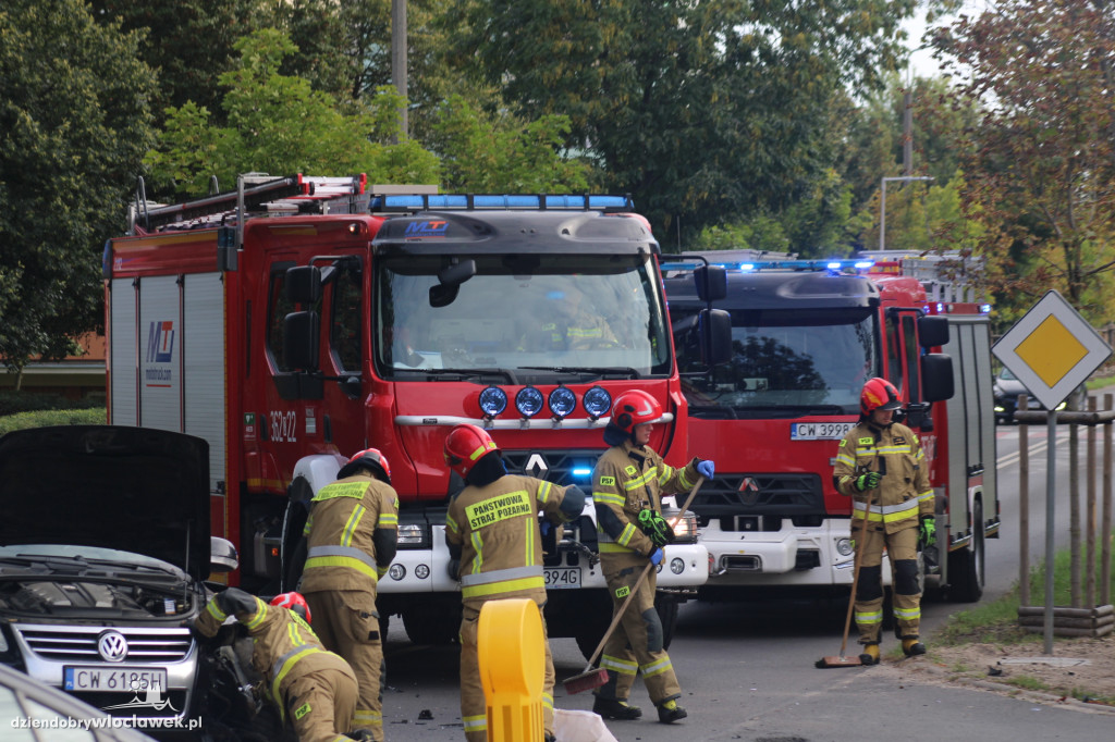Zderzenie pod KMP we Włocławku