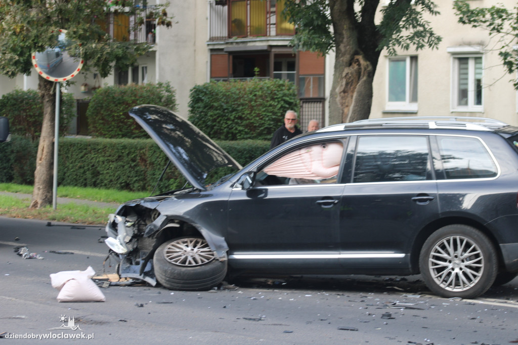 Zderzenie pod KMP we Włocławku