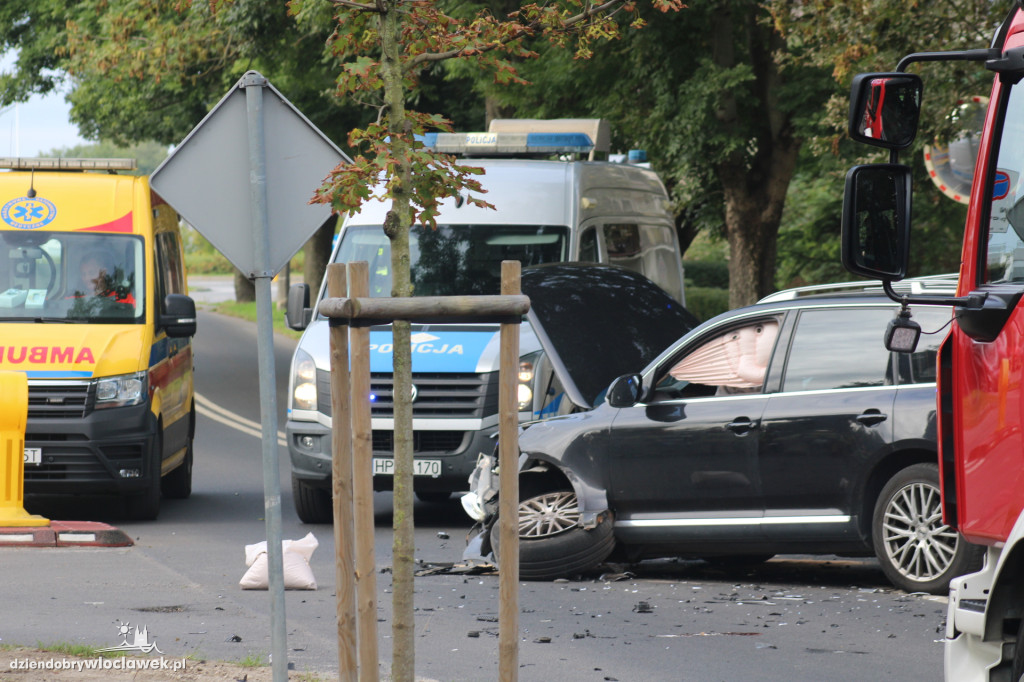 Zderzenie pod KMP we Włocławku