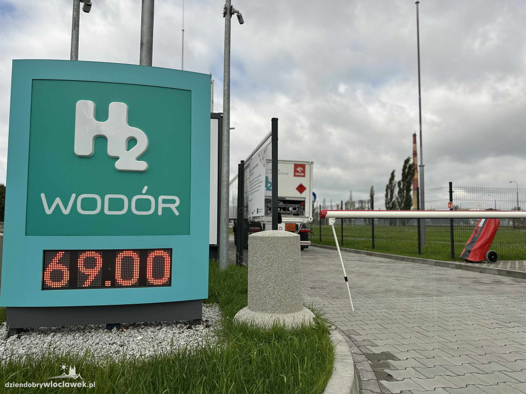 Otwarto stację tankowania wodoru we Włocławku