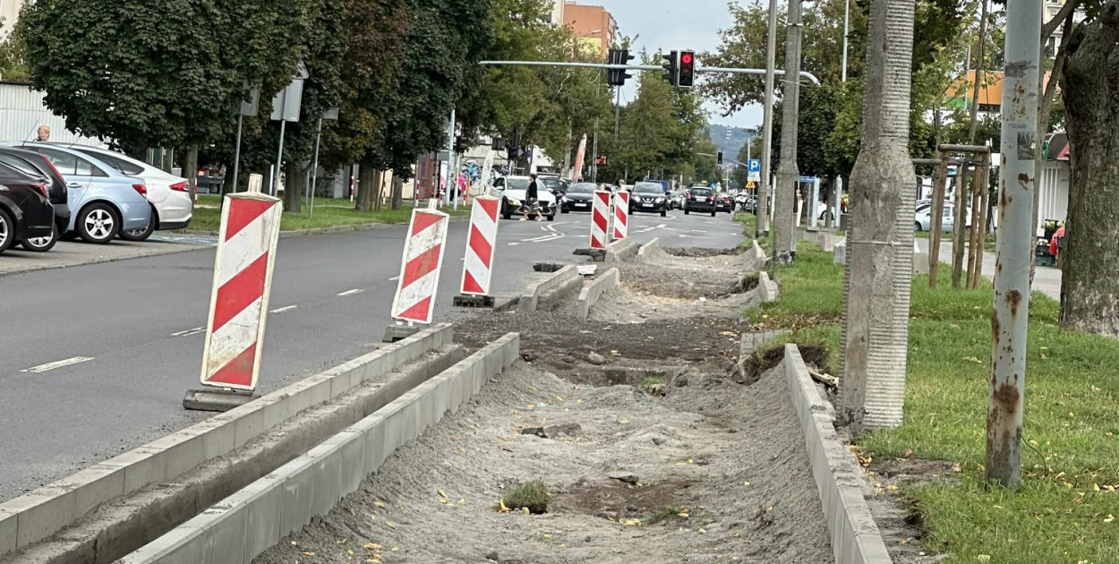 Budowa ścieżki rowerowej przy ulicy Kaliskiej