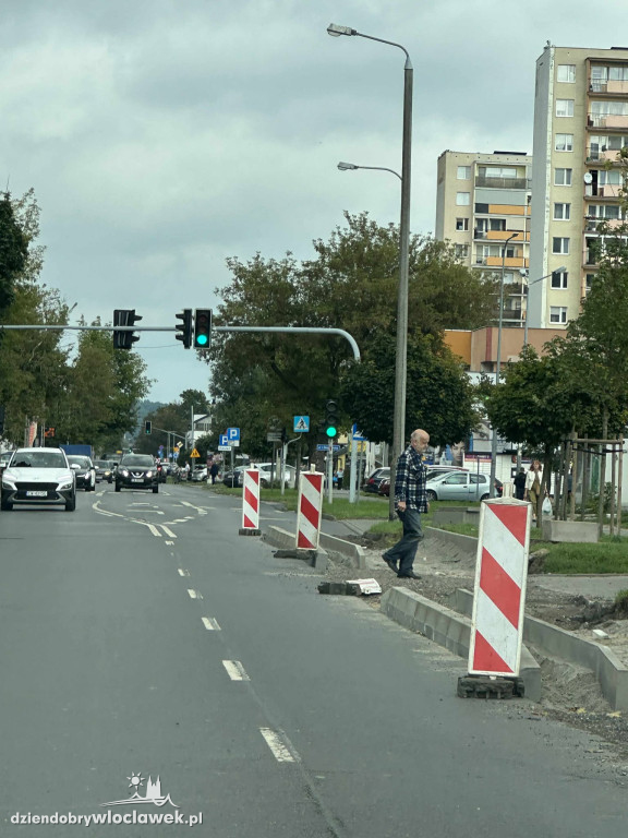 Budowa ścieżki rowerowej przy ulicy Kaliskiej
