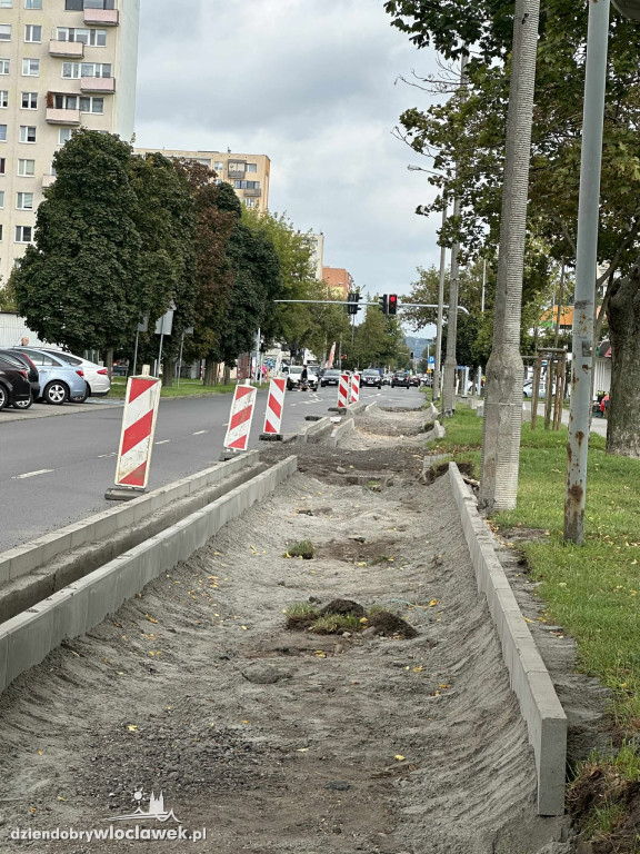 Budowa ścieżki rowerowej przy ulicy Kaliskiej