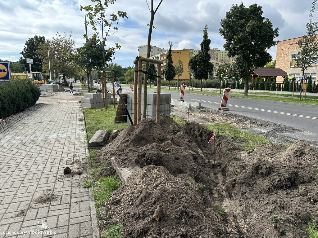 Budowa ścieżki rowerowej przy ulicy Kaliskiej