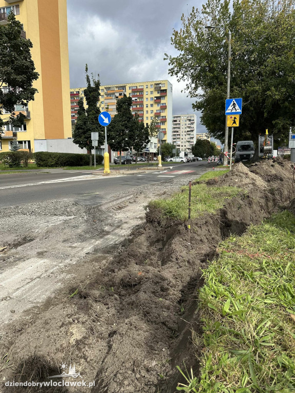 Budowa ścieżki rowerowej przy ulicy Kaliskiej