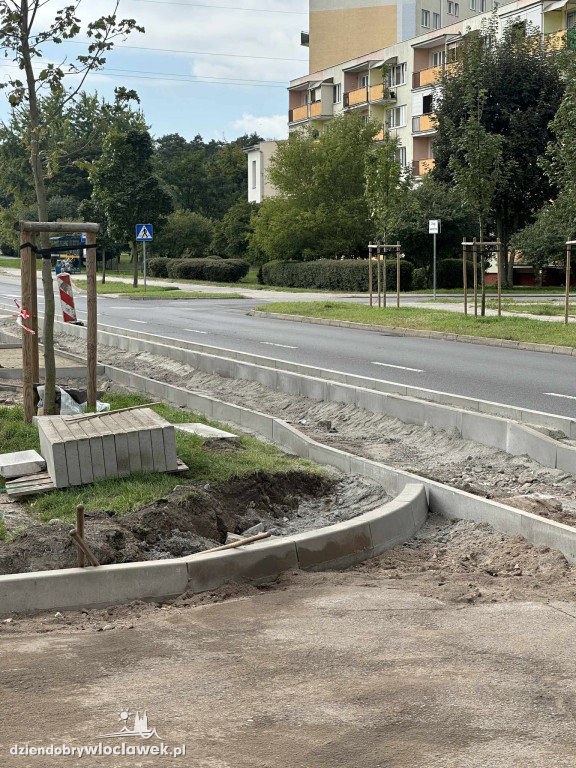 Budowa ścieżki rowerowej przy ulicy Kaliskiej