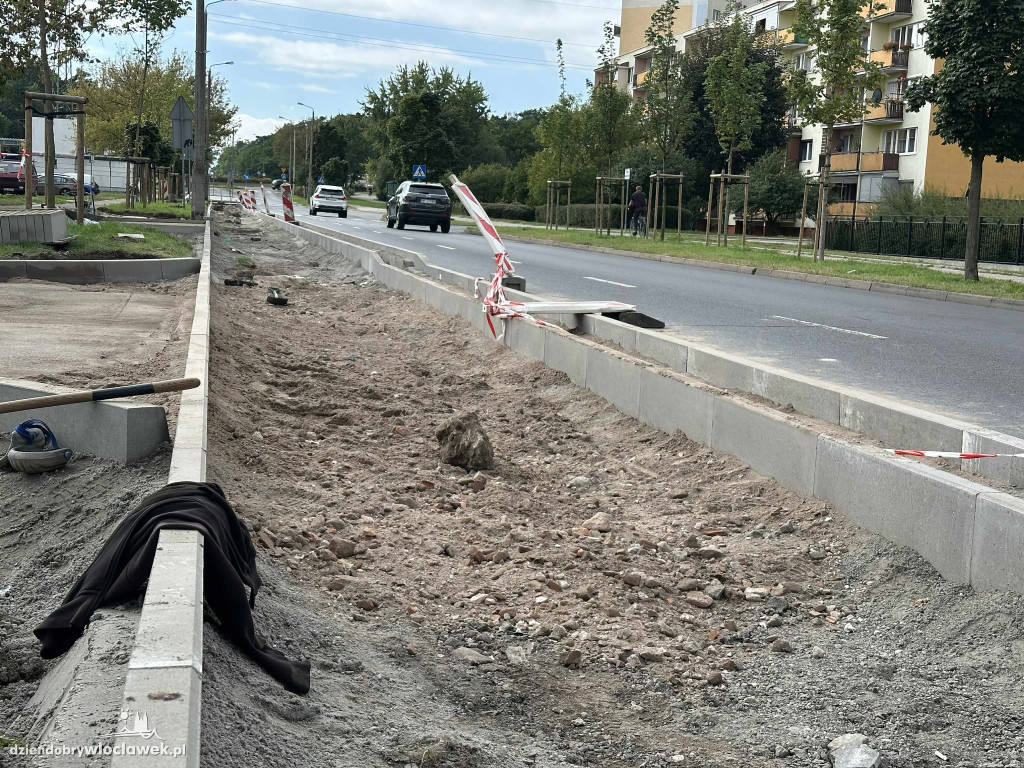 Budowa ścieżki rowerowej przy ulicy Kaliskiej