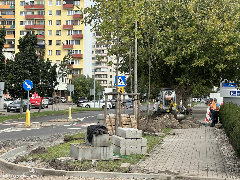 Budowa ścieżki rowerowej przy ulicy Kaliskiej