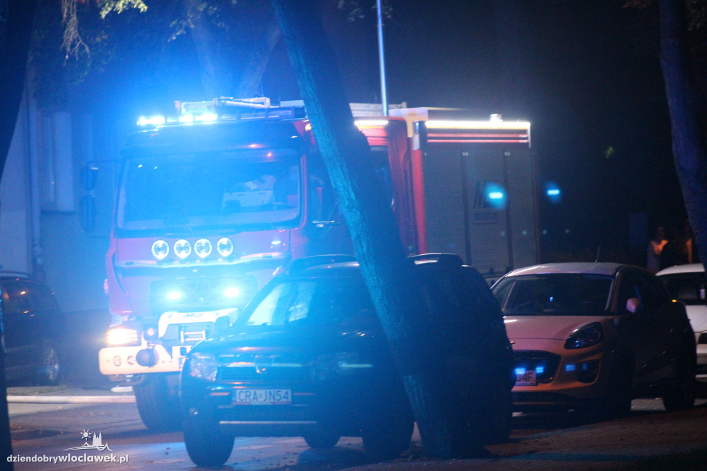 Pożar samochodu na ul. Bukowej