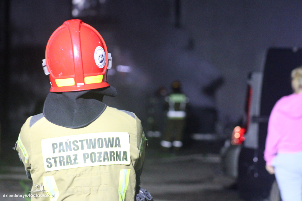 Pożar samochodu na ul. Bukowej