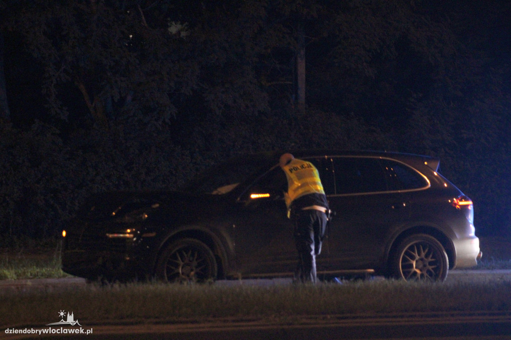 Porsche uderzyło w tył vw