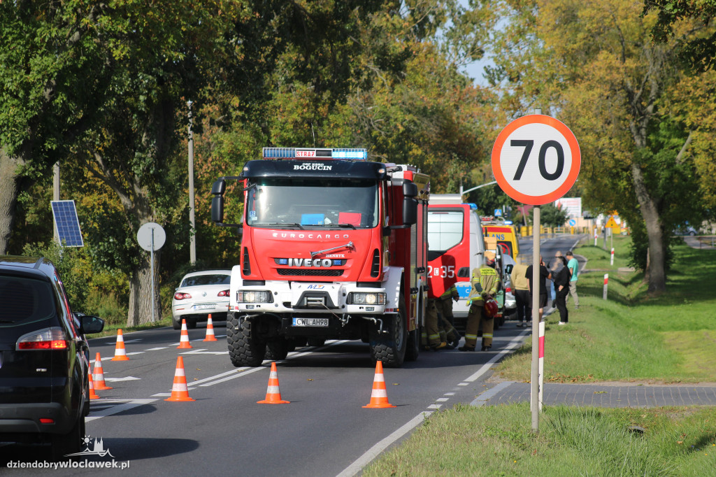 3 samochody zderzyły się w Fabiankach