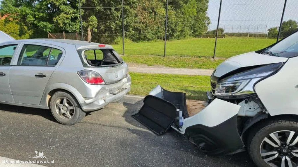 3 samochody zderzyły się w Fabiankach