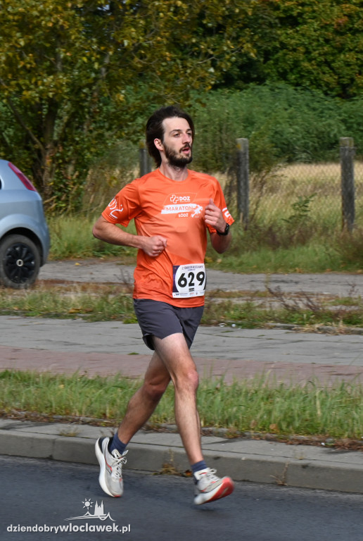 12. Półmaraton Włocławek: zawodnicy na trasie