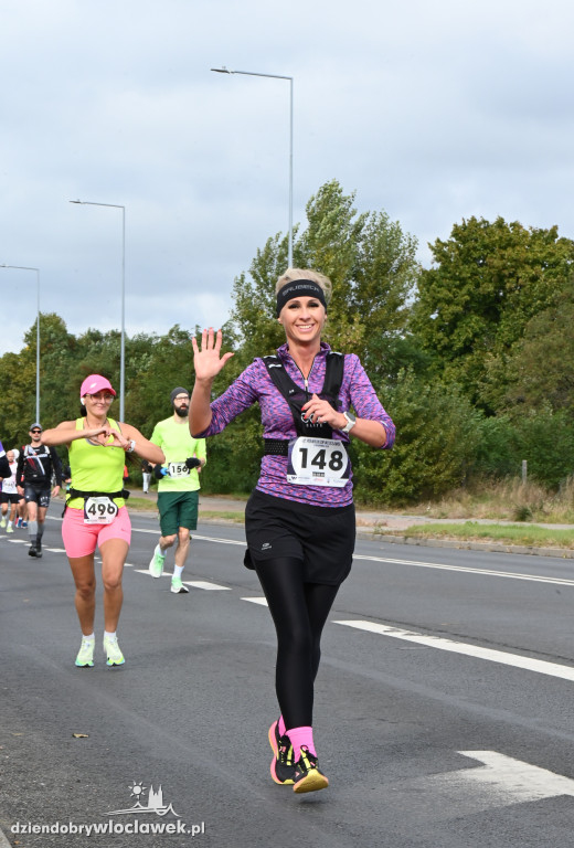 12. Półmaraton Włocławek: zawodnicy na trasie