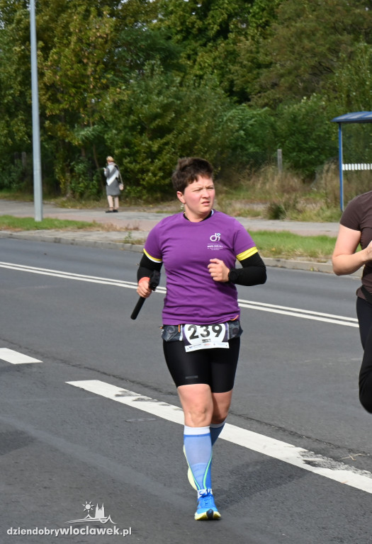 12. Półmaraton Włocławek: zawodnicy na trasie