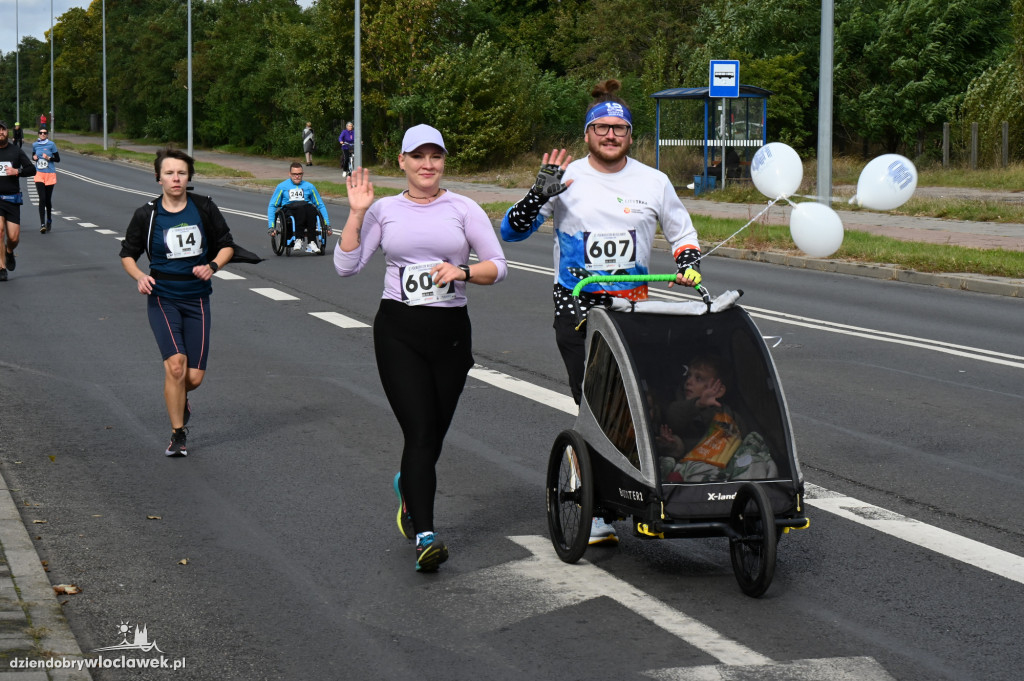 12. Półmaraton Włocławek: zawodnicy na trasie
