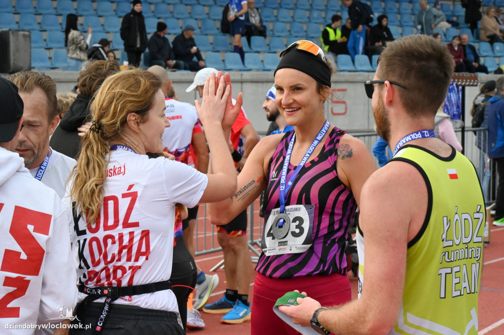 12. Półmaraton Włocławek: zawodnicy na mecie