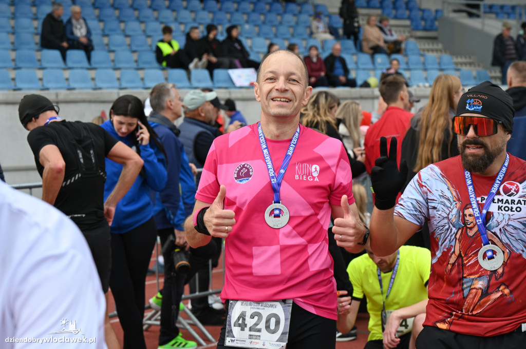 12. Półmaraton Włocławek: zawodnicy na mecie