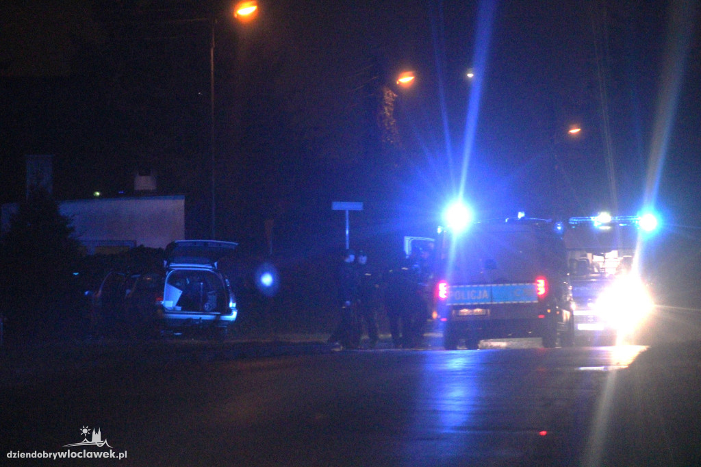 Nocny pościg za volvo
