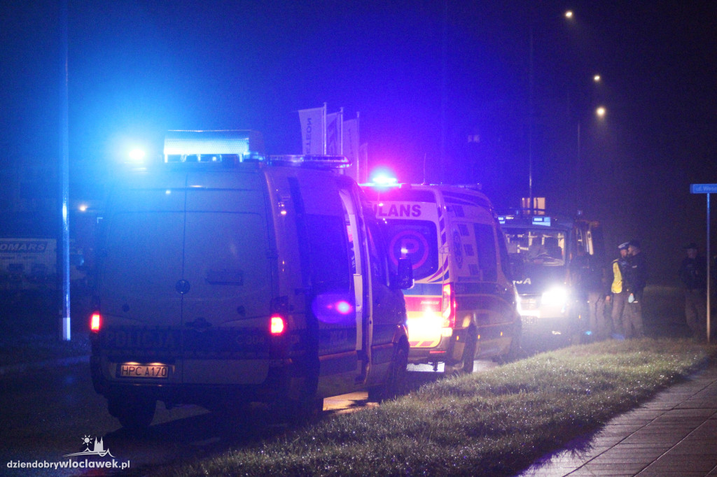 Nocny pościg za volvo