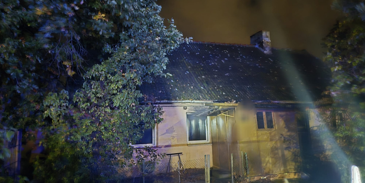 Pożar w domu przy Kapitulnej