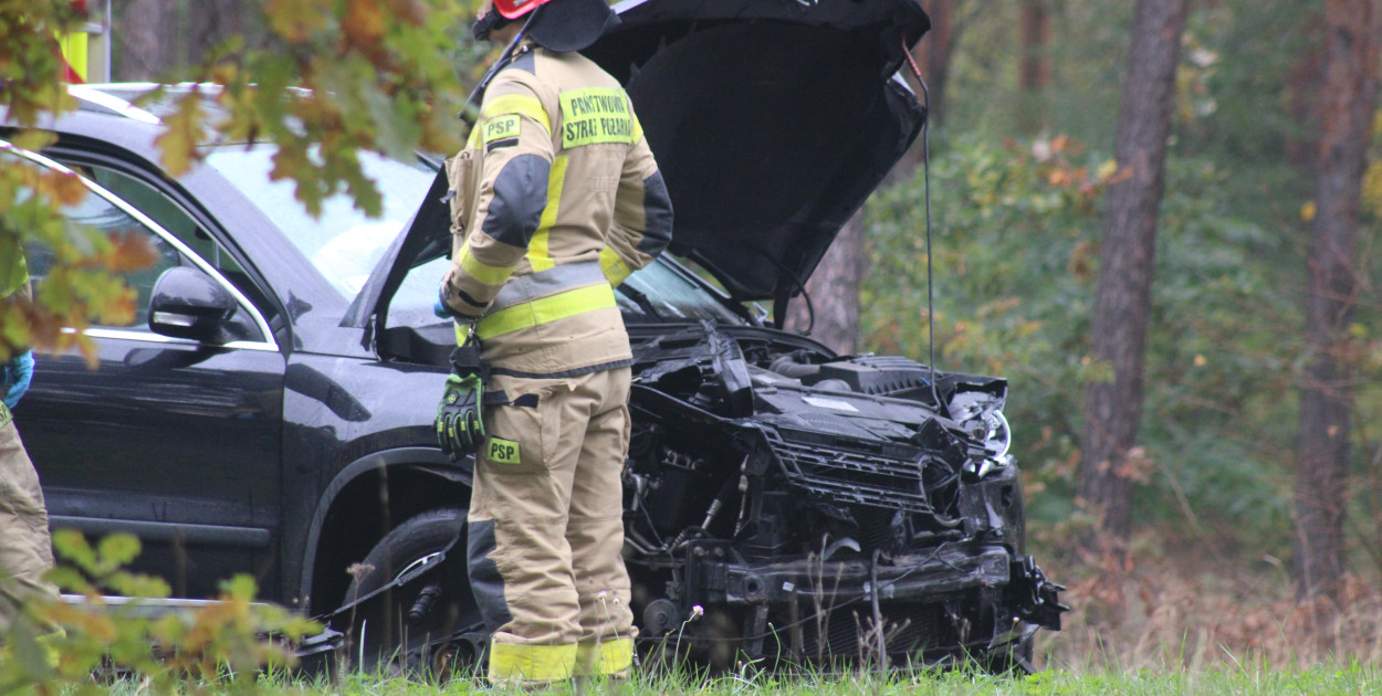 Wypadek na skrzyżowaniu Wieniecka - Obwodowa