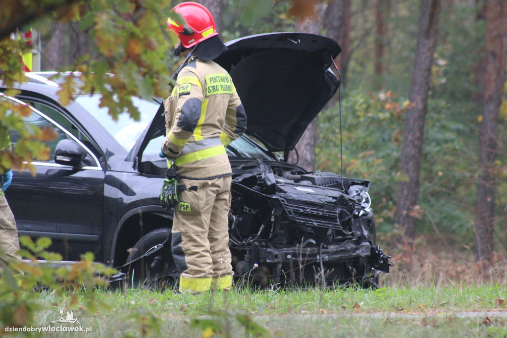 Wypadek na skrzyżowaniu Wieniecka - Obwodowa