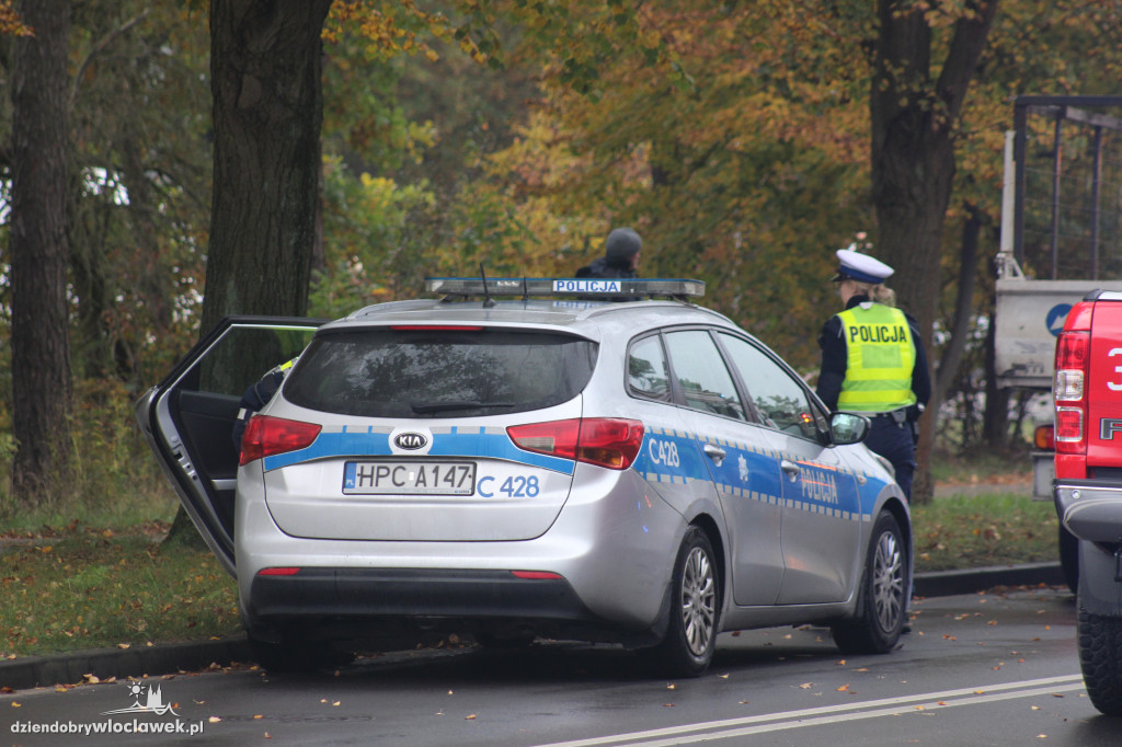 Wypadek na skrzyżowaniu Wieniecka - Obwodowa