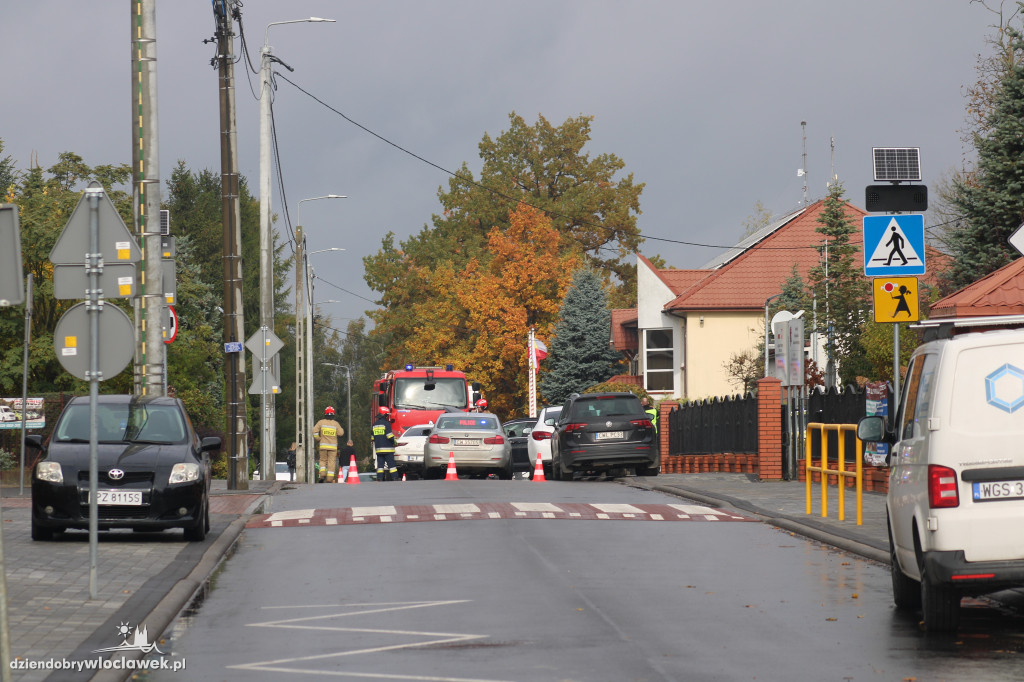 Kolizja dwóch aut w Kowalu