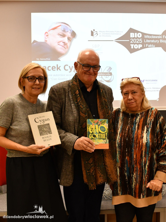 Jacek Cygan w Bibliotece Miejskiej we Włocławku