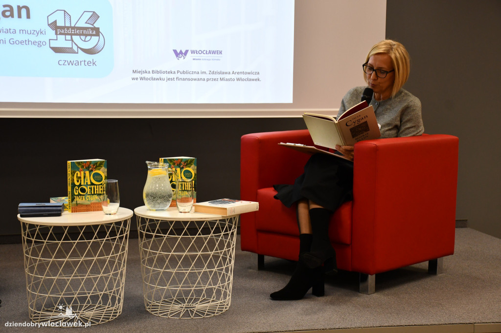 Jacek Cygan w Bibliotece Miejskiej we Włocławku