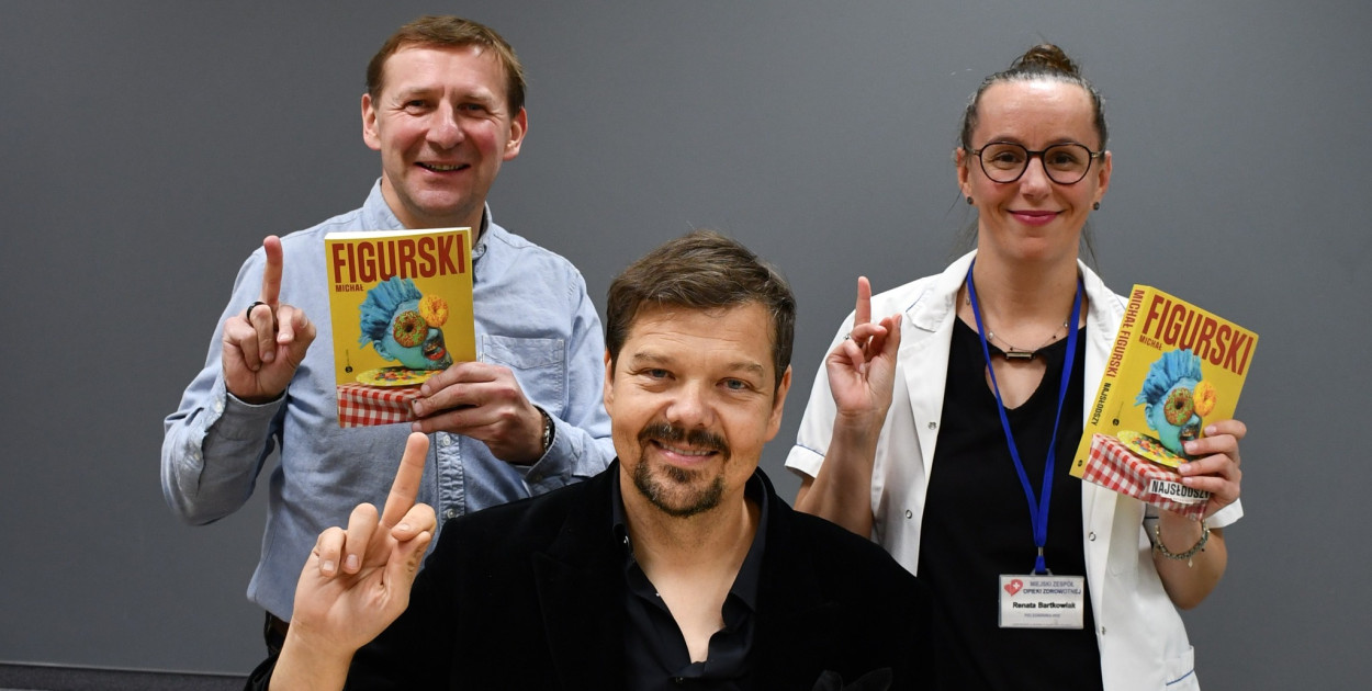 Michał Figurski w Miejskiej Bibliotece Publicznej