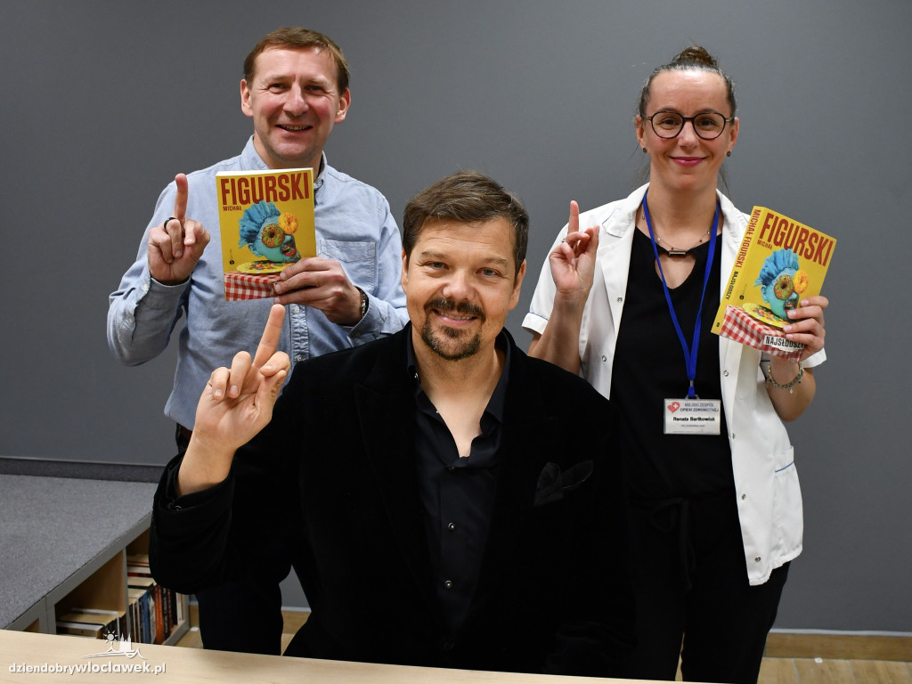 Michał Figurski w Miejskiej Bibliotece Publicznej